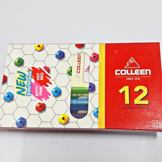 colleen ดินสอสี สีไม้colleen คอลลีน 12สีหัวเดียว