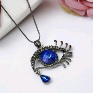 Necklace For Women Gems Blue Eye