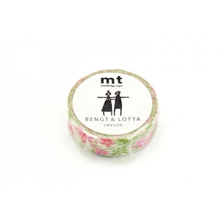 mt masking tape alma･pink (MTBELO07) / เทปตกแต่งวาชิ ลาย alma･pink แบรนด์ mt masking tape ประเทศญี่ปุ่น