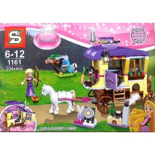 SY : Princess : SY1161 Princess Rapunzel’s Travelling Caravan จำนวนตัวต่อ 334 ชิ้น