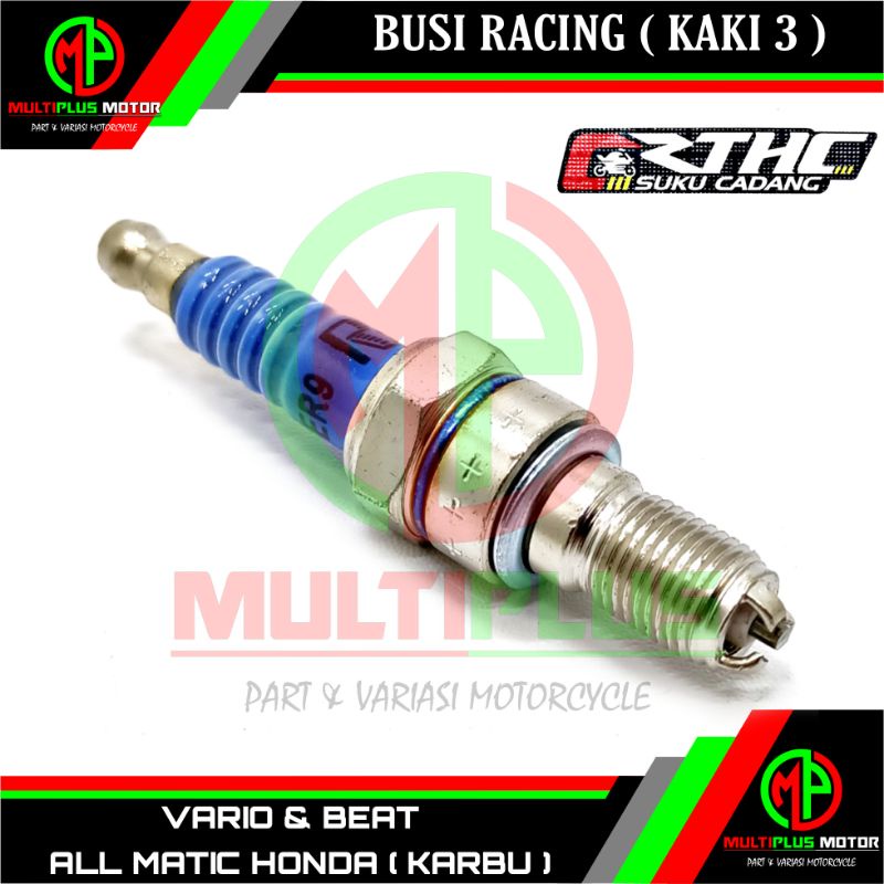 หัวเทียนซิ่ง U22FER-9 MATIC HONDA, 3 LEGS, VARIO, VARIO 110, VARIO KARBU, BEAT KARBU, BEAT, ALL HOND