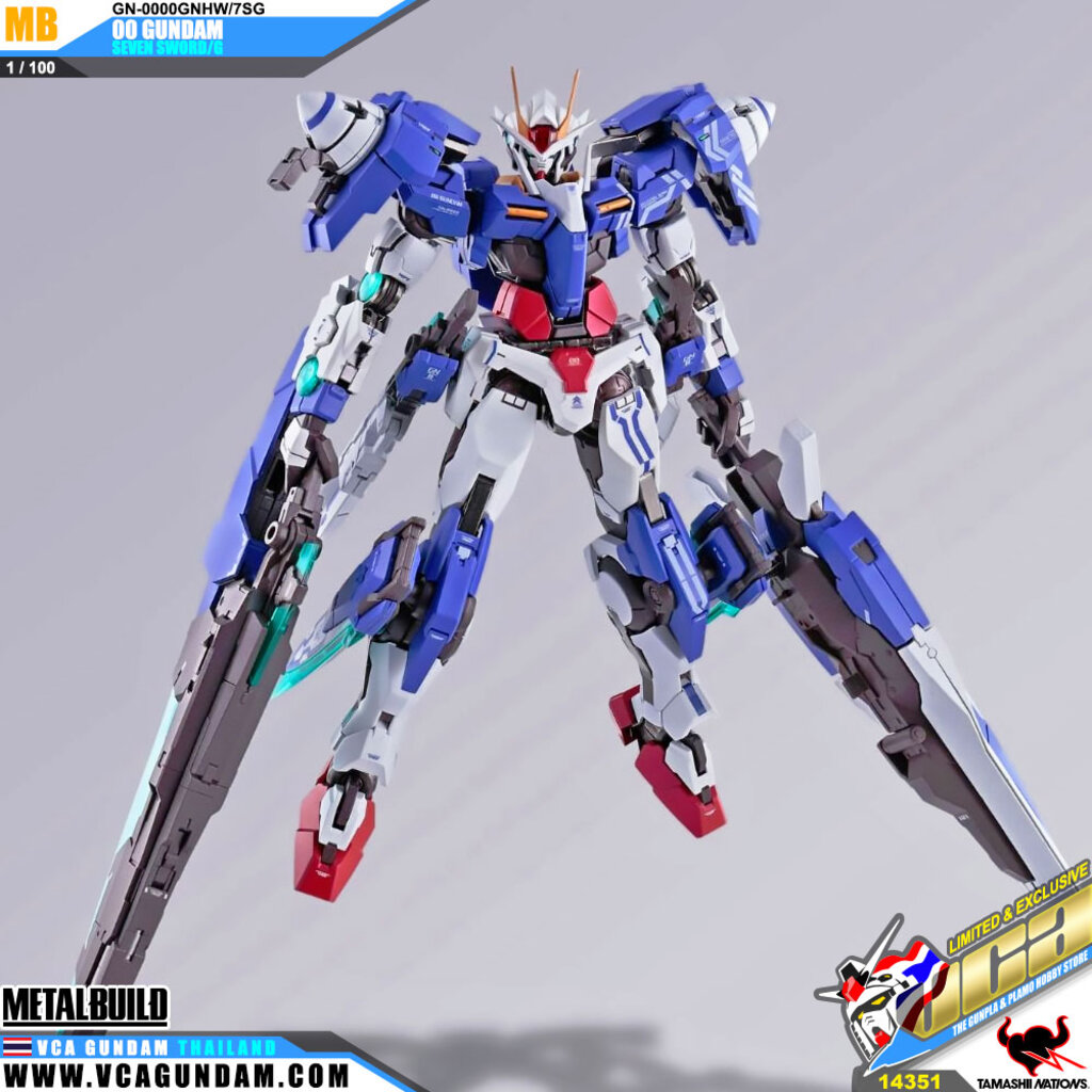 Bandai Tamashii Nations Metal Build 00 Gundam Seven Sword Ver ก นด ม ฟ กเกอร Vca Gundam 13 900