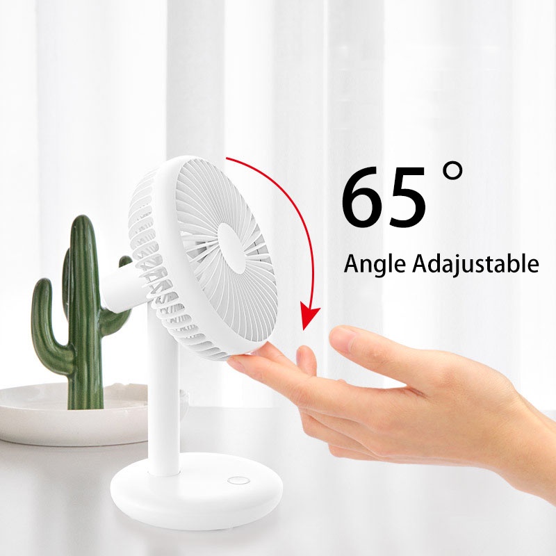 Small Room Air Cooling Fan with Battery 4 Speeds Portable USB Mini ...