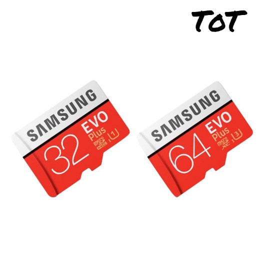 [Original] SAMSUNG SD Card 32GB / 64GB/ 128GB With SD Adapter EVO PLUS