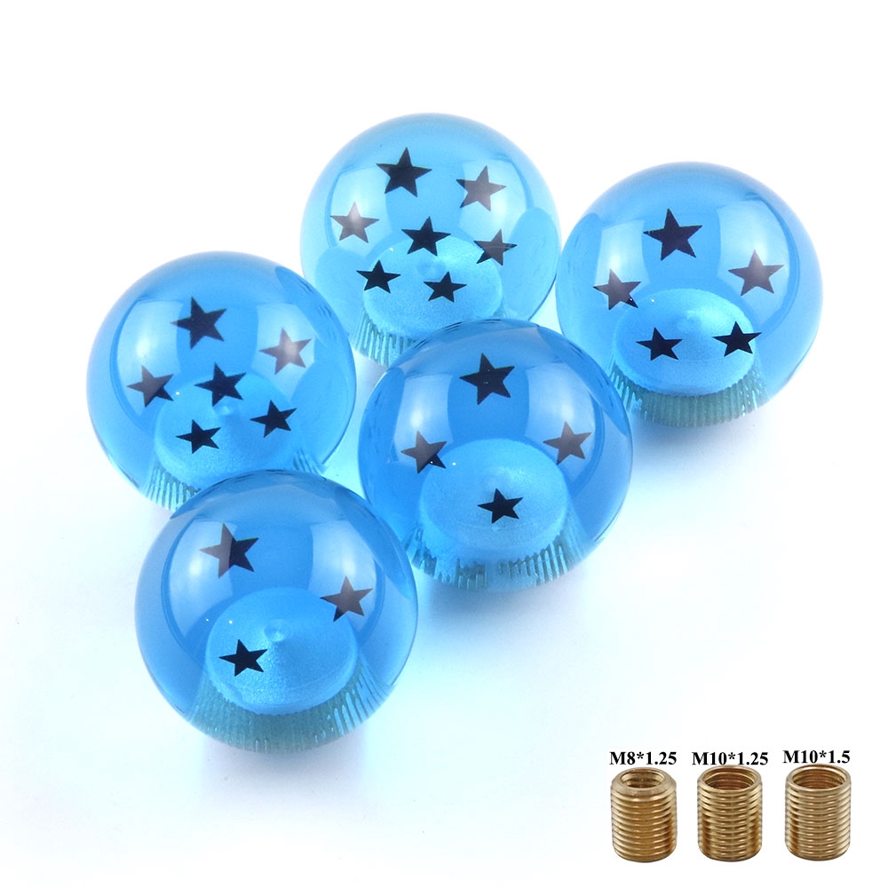 สีฟ้า/สีส้ม 54 มม. Dragon Ball Gear Shift Knob คุณภาพสูงที่กําหนดเองรถจัดแต่งทรงผม Auto Racing