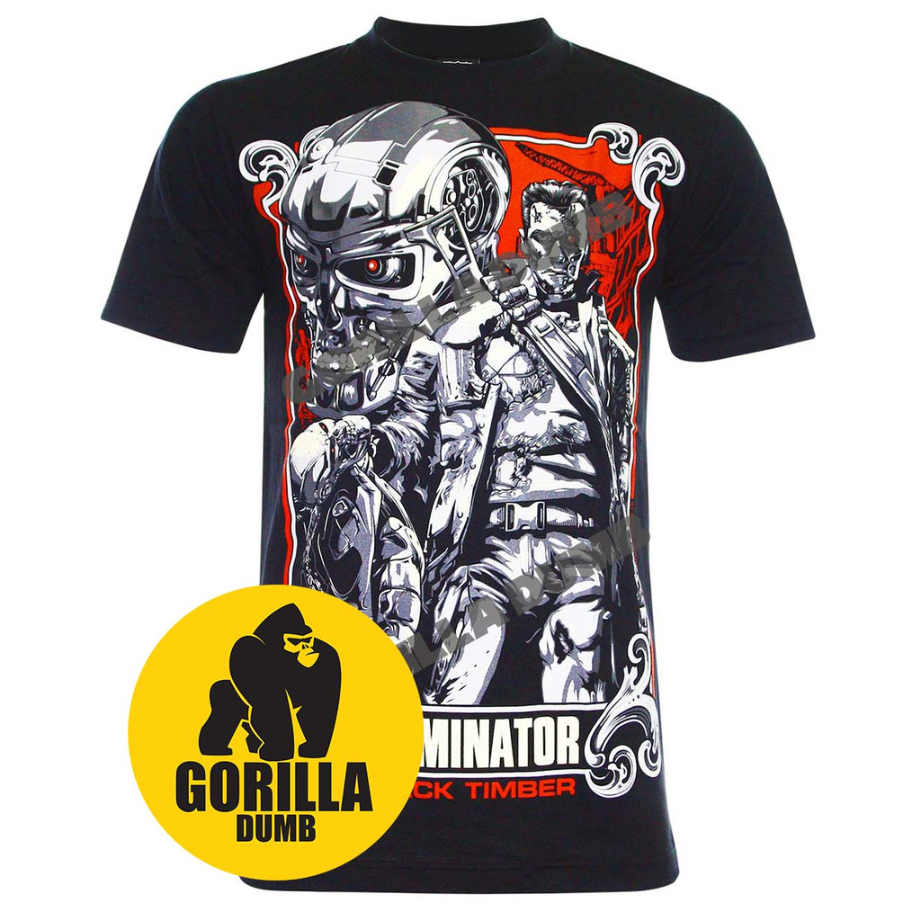 Gorilladumb เสื้อยืดลาย คนเหล็ก Terminator