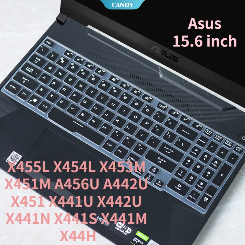 เคสแป้นพิมพ์แล็ปท็อป ซิลิโคน 15.6 นิ้ว สําหรับ Asus Tuf Gaming A15 A17 F FX506L FX706H FX506H F15 F17 F IH F iu F iv Fa506ii Fa706ii [CAN]