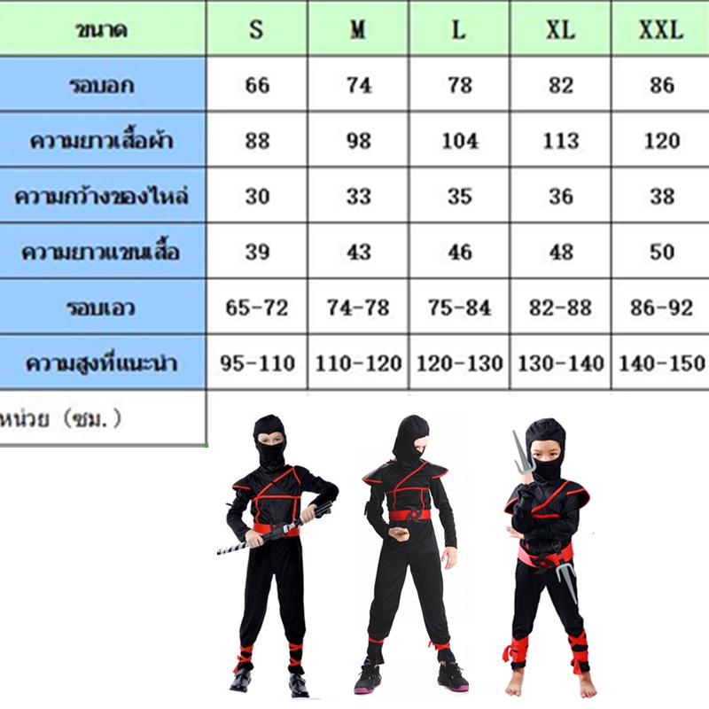 นินจาคอสเพลย์เครื่องแต่งกายหน้ากากคาร์นิวัลของขวัญวันเกิดเด็กคริสต์มาส - รูปที่ 5