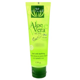 Vitara Aloe Vera Cool Gel Plus Cucumber 120 g ว่านหางจระเข้สูตรผสมแตงกวา