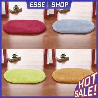 ESSE สินค้าพร้อมส่ง พรมเช็ดเท้า ขนนุ่ม วงรี พรมขนนุ่ม ซึมซับ…