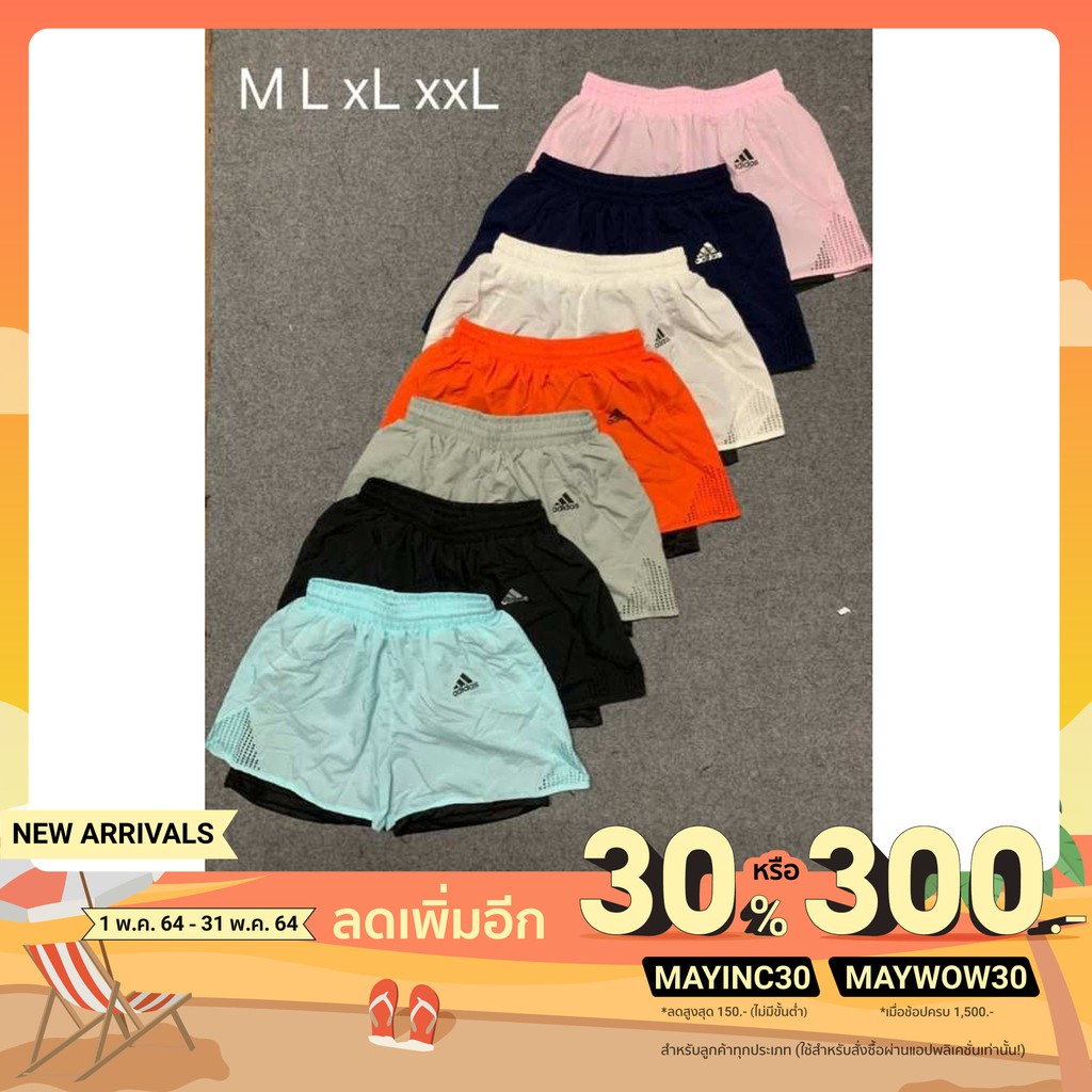 [โค้ด MAYINC30 เหลือ169.- ] tb sportกางเกงขาสั้นอาดิดาสผู้หญิง กางเกงกีฬาหญิง กางเกงออกกำลังกาย New 