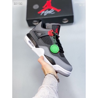 Air JORDAN 4 RETRO “แพ็คคู่” สีเทาดํา พรีเมี่ยม