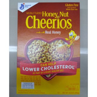 General Mills Honey Nut Cheerios 306g เจนเนอรัลมิลส์ฮันนี่นัทเชียร์ริออส 306 กรัม