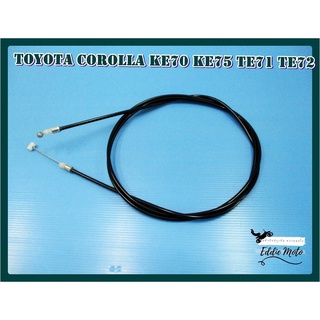 TOYOTA COROLLA KE70 KE75 TE71 TE72 year 1979-1983 FRONT BONNET RELEASE CABLE "HIGH QUALITY" / สายดึง ฝากระโปรงหน้ารถยนต์