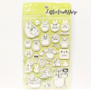 สติ๊กเกอร์ โตโตโร่ Totoro ลายญี่ปุ่น DIY หน้ายิ้ม หัวใจ ดาว 5-10 บาท