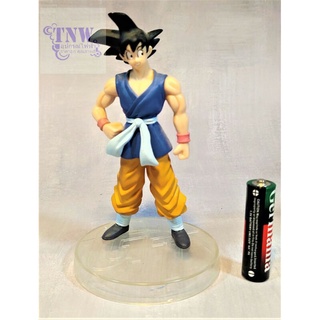 [มือสอง งานแท้ ญี่ปุ่น] Son Goku โกคู ขนาด 5" โดยประมาณ ฐานใส Dragonball ดราก้อนบอล งานแท้ Banpresto