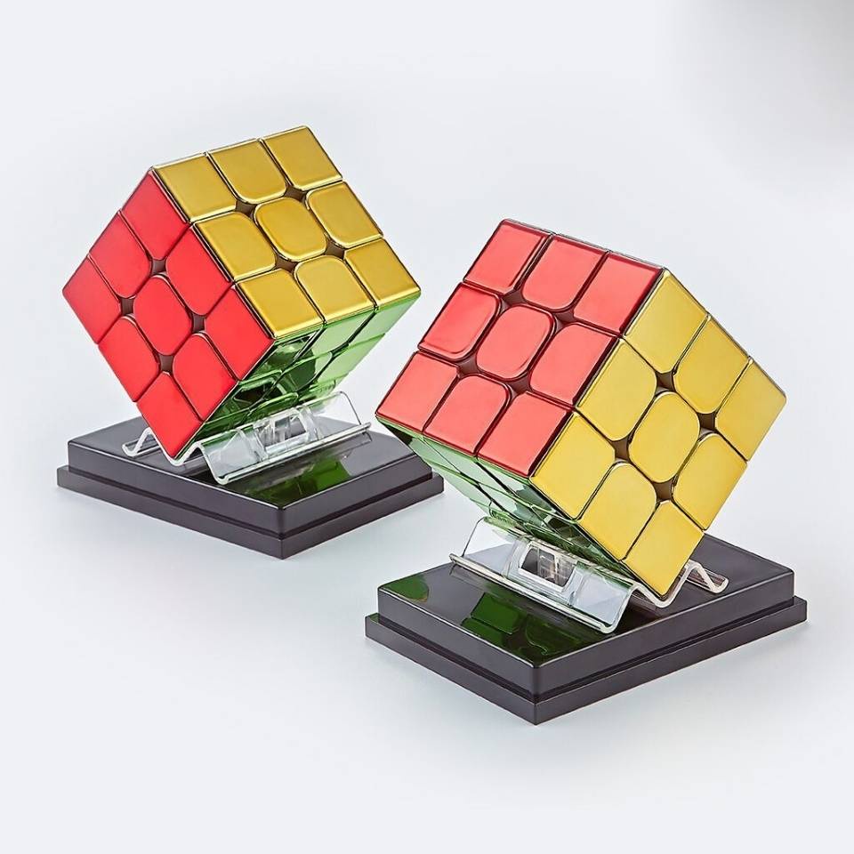 รูบิค 3×3 แม่เหล็ก ลูบิค 3×3 ของแท้ Whirlwind Boy Magnetic Plating Cube Flying Magnetic Third -order Rubik ของ Cube Electroplating Cool Collection ของขวัญ ราคา ถูกที่สุด ดีลบีเคเค แกลเลอรีภาพที่ 6