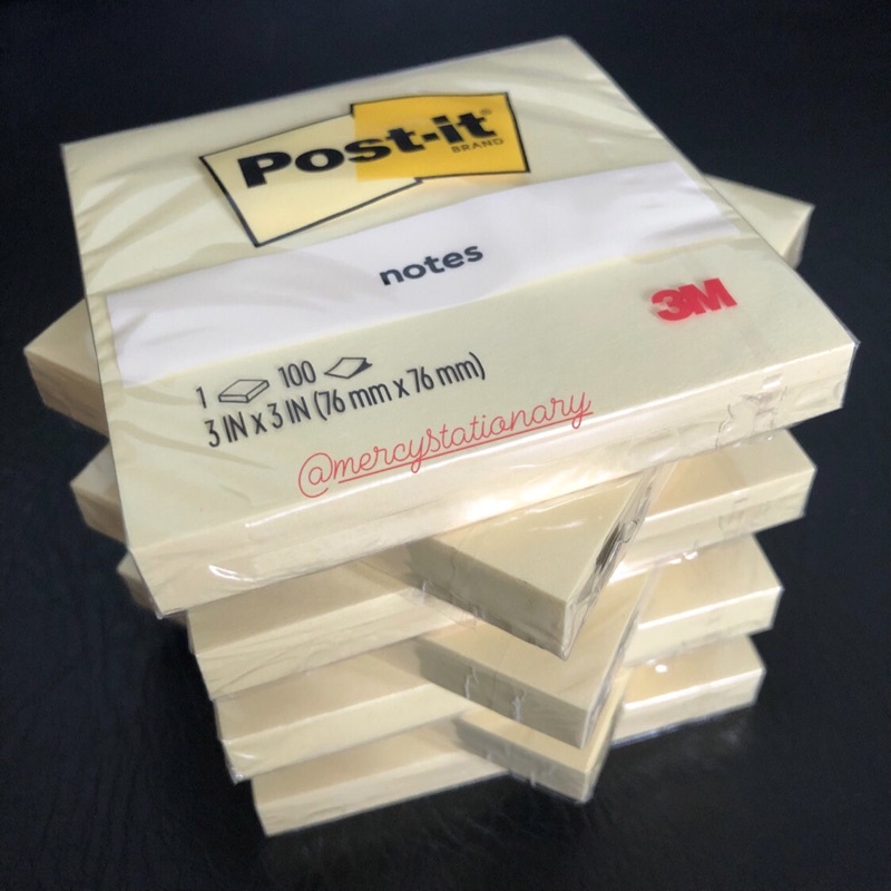 Post It 654 Yellow Notes 3M