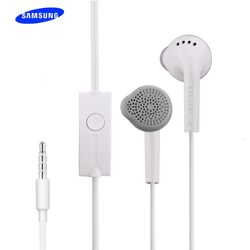 แท้จริง Samsung 3.5 มิลลิเมตร EHS61 หูฟังสเตอริโอเสียงเบสหูฟังพร้อมไมโครโฟนชุดหูฟังสำหรับ Galaxy S8 S9 S10 บวก A10 A30 A50 A70