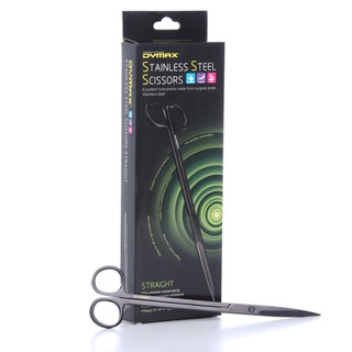 Dymax กรรไกรตัดแต่งพรรณไม้น้ำ สแตนเลส สตีล ปลายตรง (250มม.) Dymax Stainless Steel Scissor - Straight