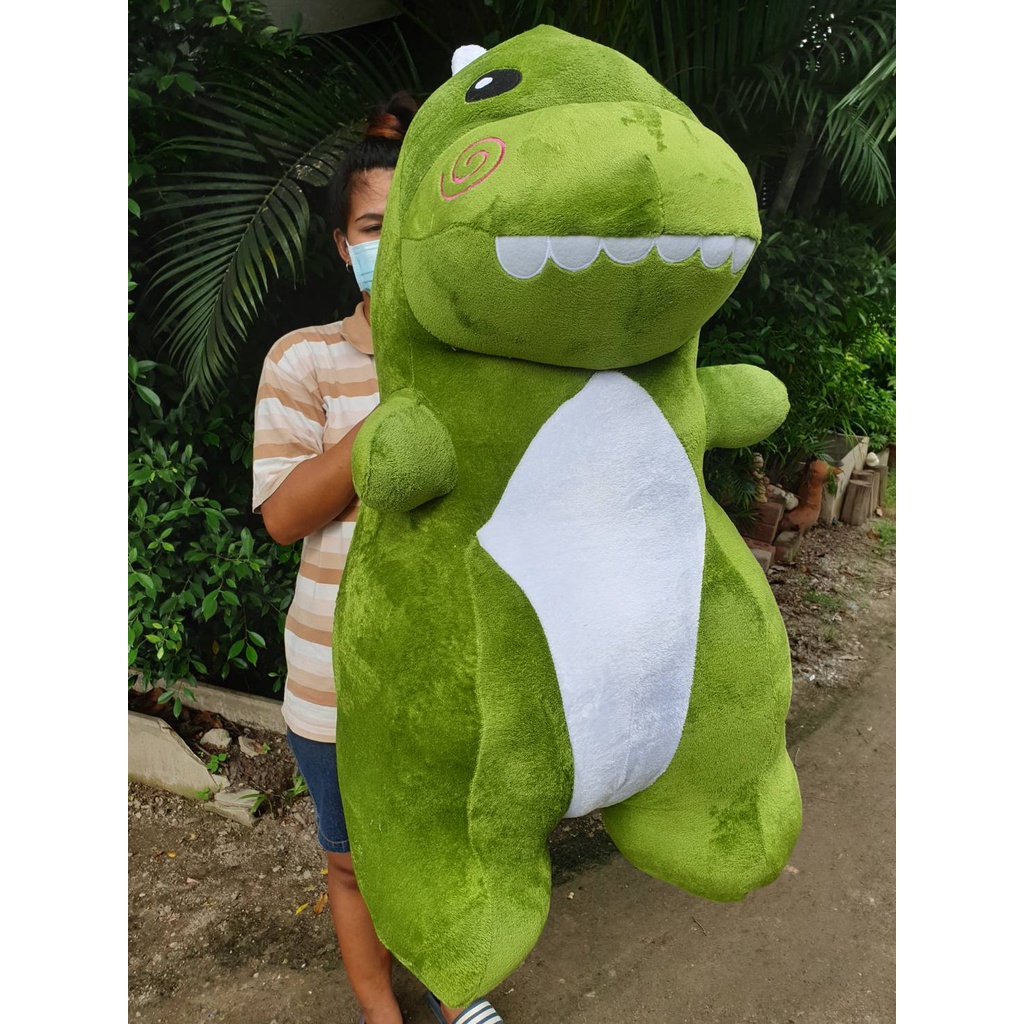 ตุ๊กตาไดโนเสาร์ ขนาด 120 cm. ผ้านุ่มมมม ลื่น ตัวอ้วน ตัวใหญ่ ราคาถูก ส่งไว พร้อมส่งทุกวัน มีเก็บปลายทาง