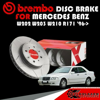 จานเบรกหลัง BENZ W202 W203 W210 R171  96-&gt; (M08 5178 77)