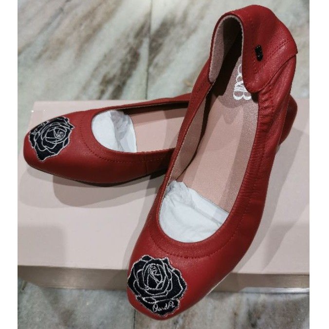 (NEW) Audrey Rose Twist สี Burgundy OandB Size 35