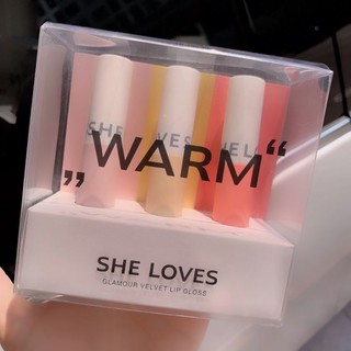 เซตลิปWarm She Loves