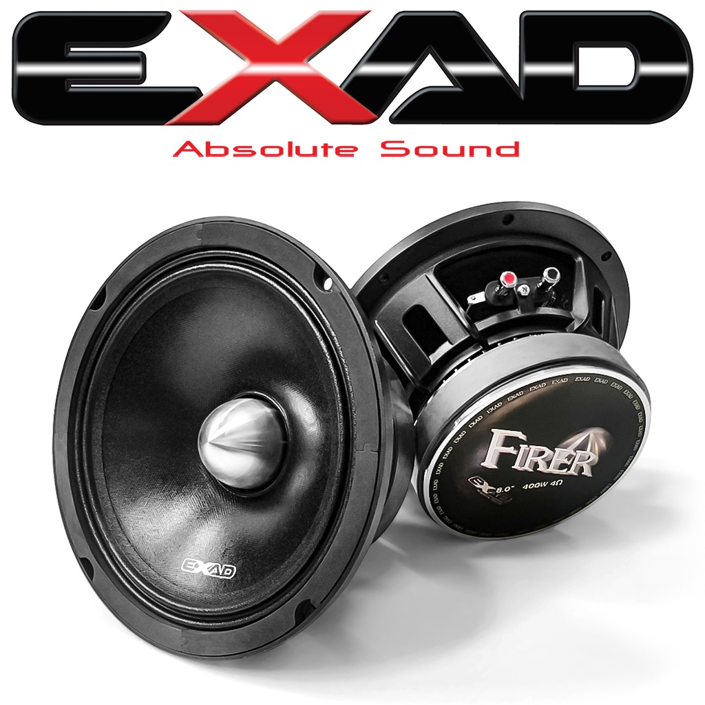 Midrange speaker EXAD EX-8.0" FIRER ลำโพงเสียงกลาง ราคาต่อคู่ (จัดส่งฟรี)​