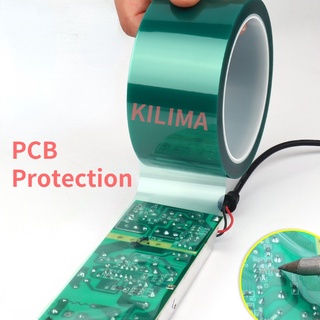 เทป PET สีเขียว ทนความร้อน 33 เมตร ทนอุณหภูมิสูง 33 เมตร สําหรับบัดกรี PCB