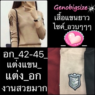 เสื้อแขนยาว สาวอ้วน