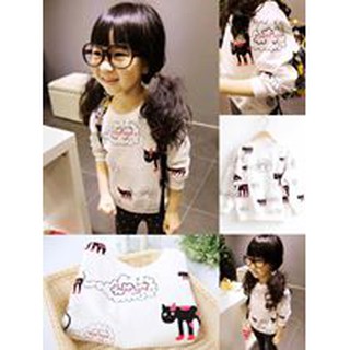 เสื้อแขนยาว ผ้าไม่หนา ลายแกะ#ราคาส่ง