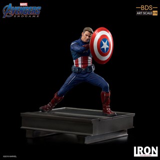 ฟิกเกอร์ โมเดล งานปั้น ของสะสม Iron Studios BDS Art Scale 1/10 Avengers: Endgame - Captain America 2023