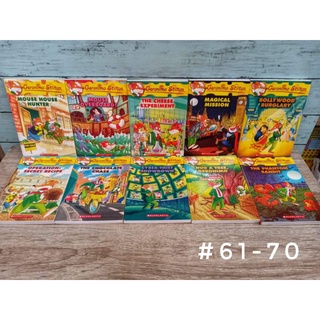 (New)Geronimo Stilton : 61-70 bookset ปกอ่อน ภาพสีทั้งเล่ม