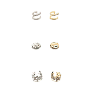 [B124-147] Earcuff ราคาต่อ1ชิ้น(1ข้าง) ต่างหูหนีบ/เกี่ยวบริเวณข้างใบหู