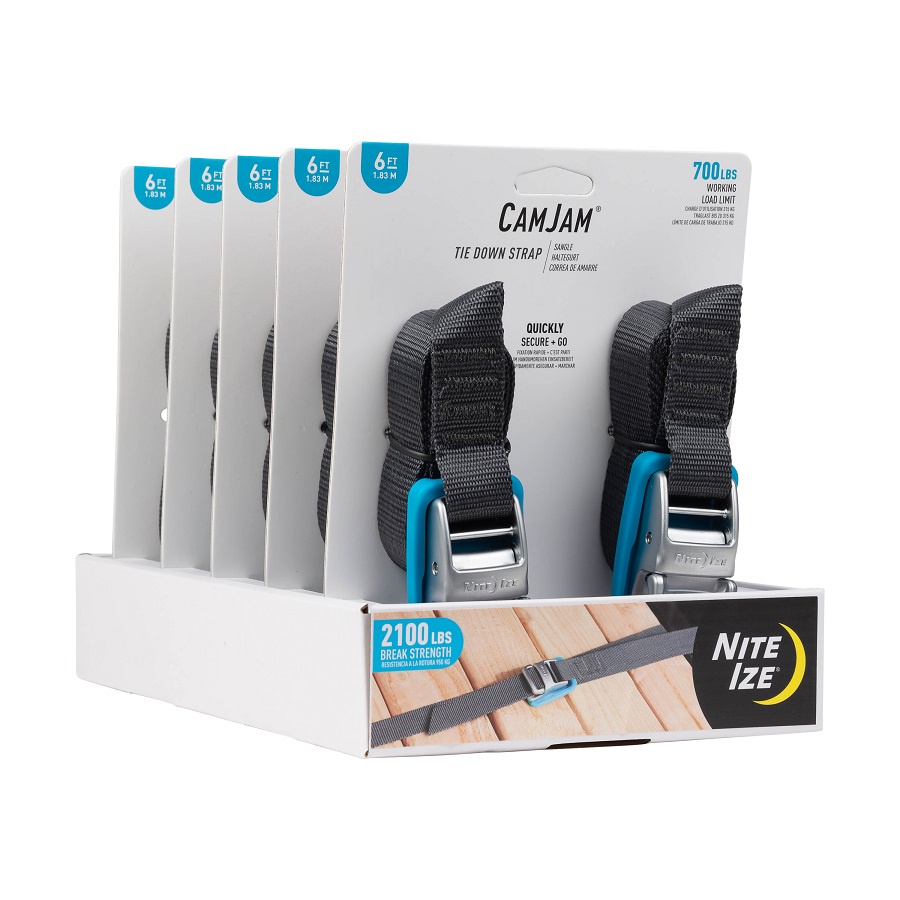 Nite Ize Camjam Tie Down Strap 2 pk (แพ็ค 2 ชิ้น) สายรัดพร้อมหัวเข็มขัด