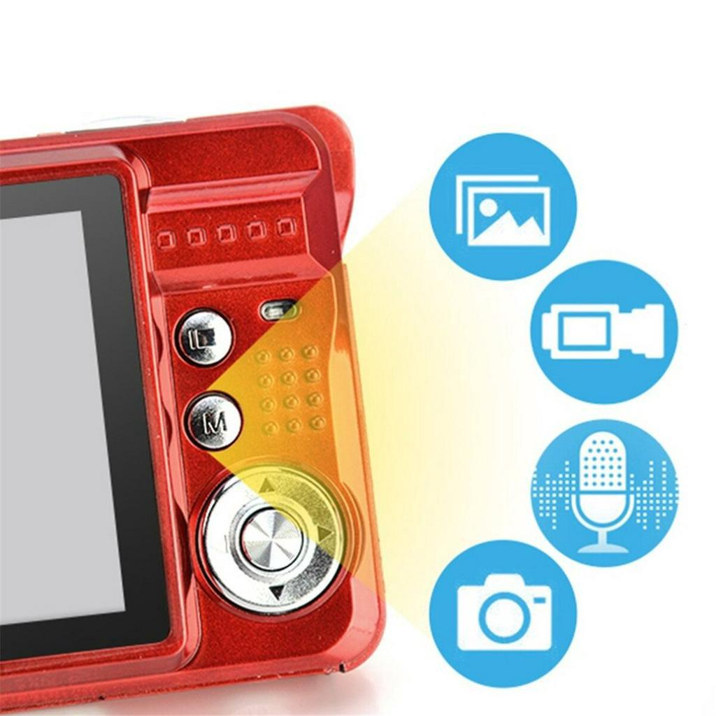 Mini Camera 2.7Inch TFT LCD Display 18MP 1080P 8x Zoom Digital Camera ...