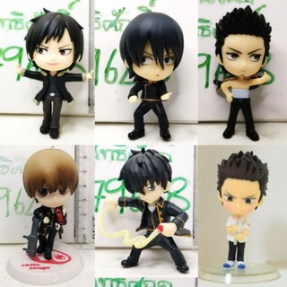 (แท้/มือ2ไม่มีกล่อง) Banpresto Ichiban Kuji Gintama Okita Sougo Chibi Kyun-Chara , hijitaka ,Kondo FIGURE โมเดล