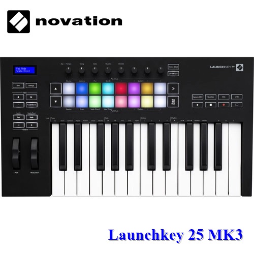 Novation Launchkey 25 MK3 USB MIDI Keyboard Controller (25-Key)