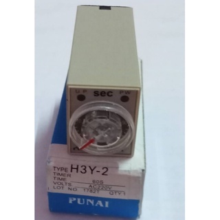 ทามเมอร์ Delay Timer Time Relay H3Y2 /AC220V 60S