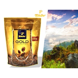 กาแฟทชิโบโกลด์ถุงเติม 150 กรัม กาแฟสด กาแฟสำเร็จรูป กาแฟผง Tchibo gold​ selection จากเยอรมัน  คุณสมบัติ: ทชิโบกาแฟโกลด์