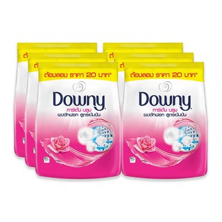 🔥HOT🔥 ดาวน์นี่ ผงซักฟอกสูตรเข้มข้น กลิ่นการ์เด้นบลูม 220 กรัม x 6 ถุง Downy Concentrate Detergent Garden Bloom 220g x 6