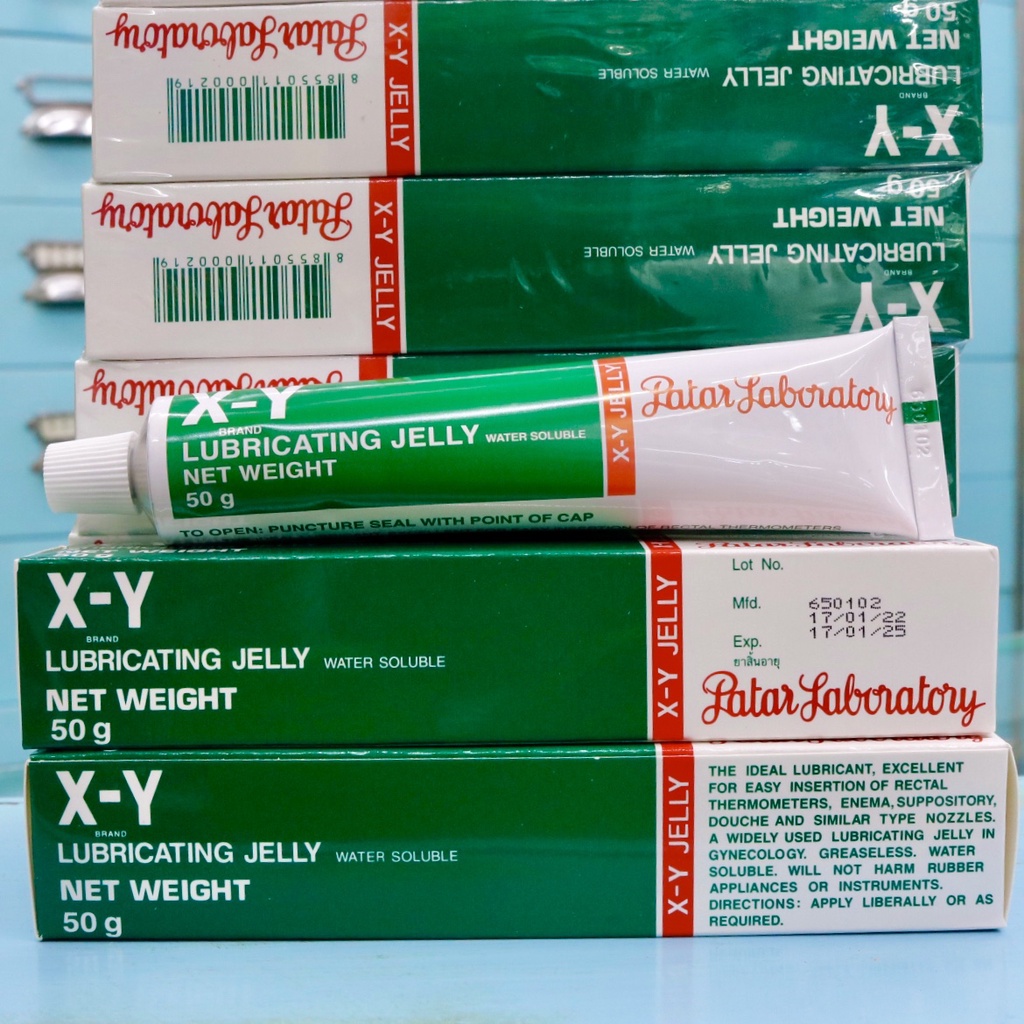 เจล XY เจลหล่อลื่น X-Y ขนาด 50g  (X-Y Lubricating Jelly Water Soluble)  KY K-Y เควาย สารหล่อลื่น เจล Q-C QC - รูปที่ 3