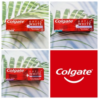 ยาสีฟัน คอลเกต ออปติก ไวท์ แอดวานซ์ Optic White Advanced Toothpaste 90g (Colgate®) เพื่อฟันขาวขึ้นถึง 4 เฉด