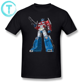 เสื้อยืดคอกลมเสื้อยืด พิมพ์ลาย Optimus Optimus Prime100 พลัสไซซ์ ของขวัญวันเกิด สําหรับผู้ชาย XQผ้าฝ้ายแท้