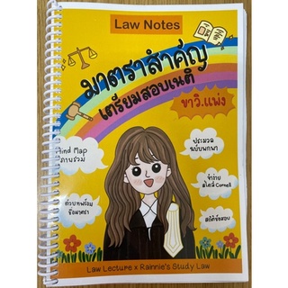 [ศูนย์หนังสือจุฬาฯ] 9789990151572 มาตราสำคัญเตรียมสอบเนติฯ ขาวิ.แพ่ง