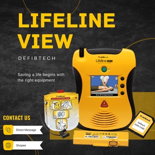 เครื่องกระตุ้นหัวใจ AED ยี่ห้อ Defibtech รุ่น Lifeline VIEW Dual Language (EN/TH)