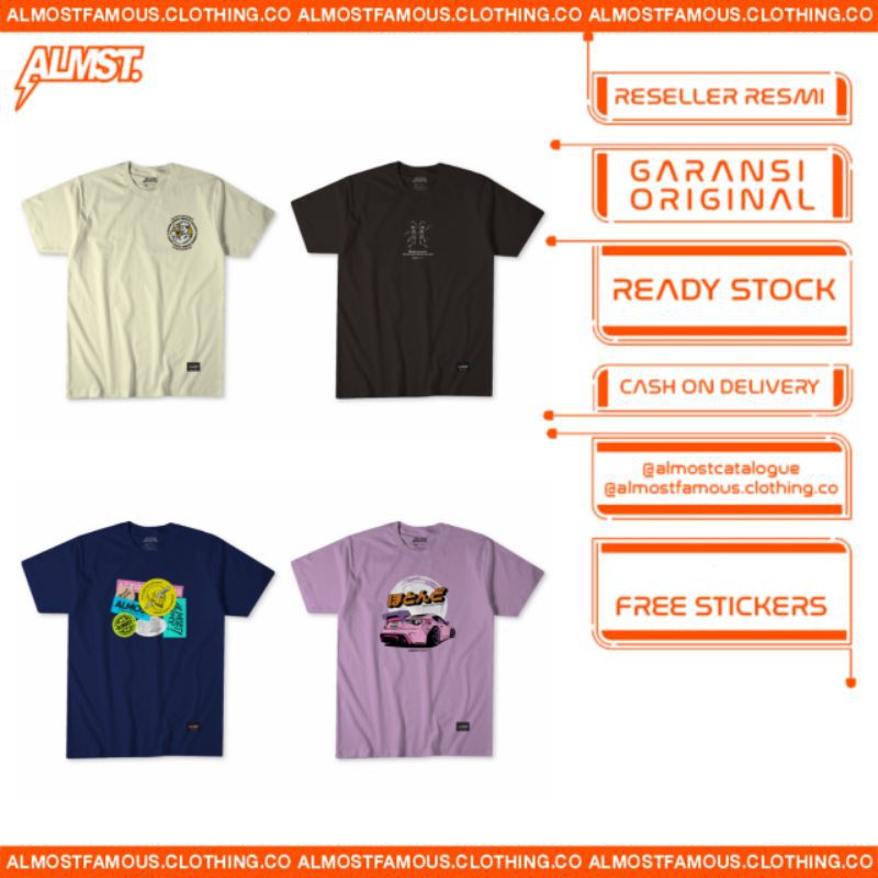 เสื้อยืด/เสื้อยืด ALMOST FAMOUS FEB COLLECTION ORIGINAL