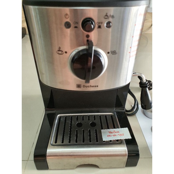 เครื่องชงกาแฟเอสเพรสโช่ Duchess CM-5000 มือสอง อุปกรณ์ครบ + อุปกรณ์เสริมตามรูป (ส่งฟรีไม่ต้องใช้โค้ด
