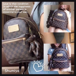 กระเป๋าเป้สะพายหลังลายหลุยDamier